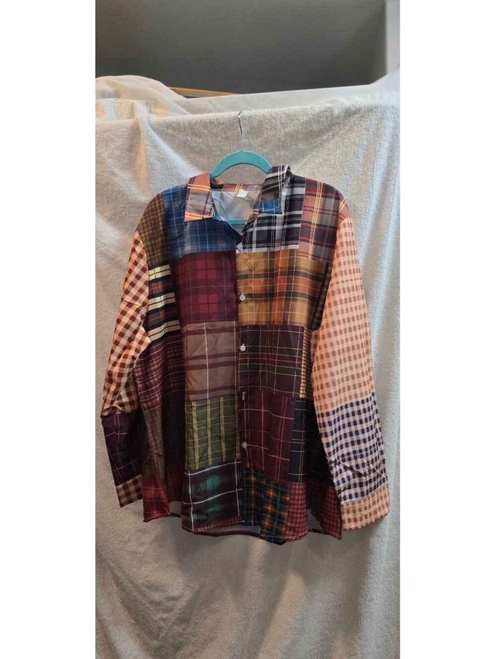 Women's plaid long sleeve shirt sz 22-24
